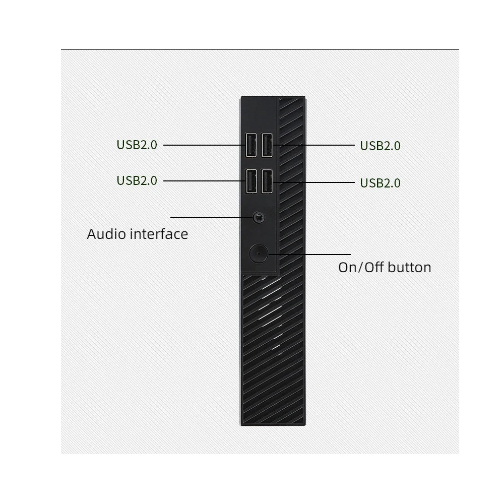 Mini chasis de Control Industrial para ordenador, SPCC de 0,7mm para carcasa de ordenador, chasis para placa base Mini-ITX/ALL-IN-ONE delgada - imagen 5