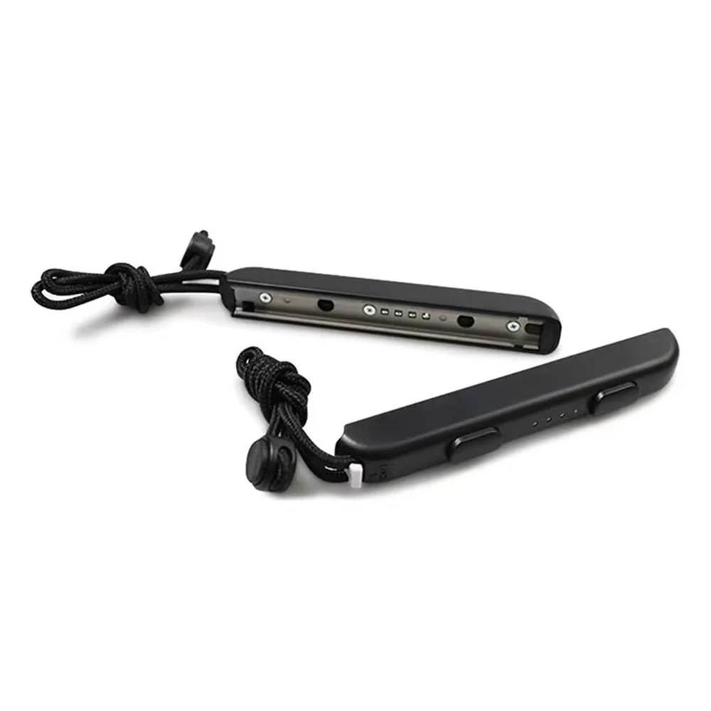 1 par de correas de muñeca para Switch Joycon, piezas de repuesto de cordón, accesorios para controlador Joy-Con con riel de Metal mejorado - imagen 4