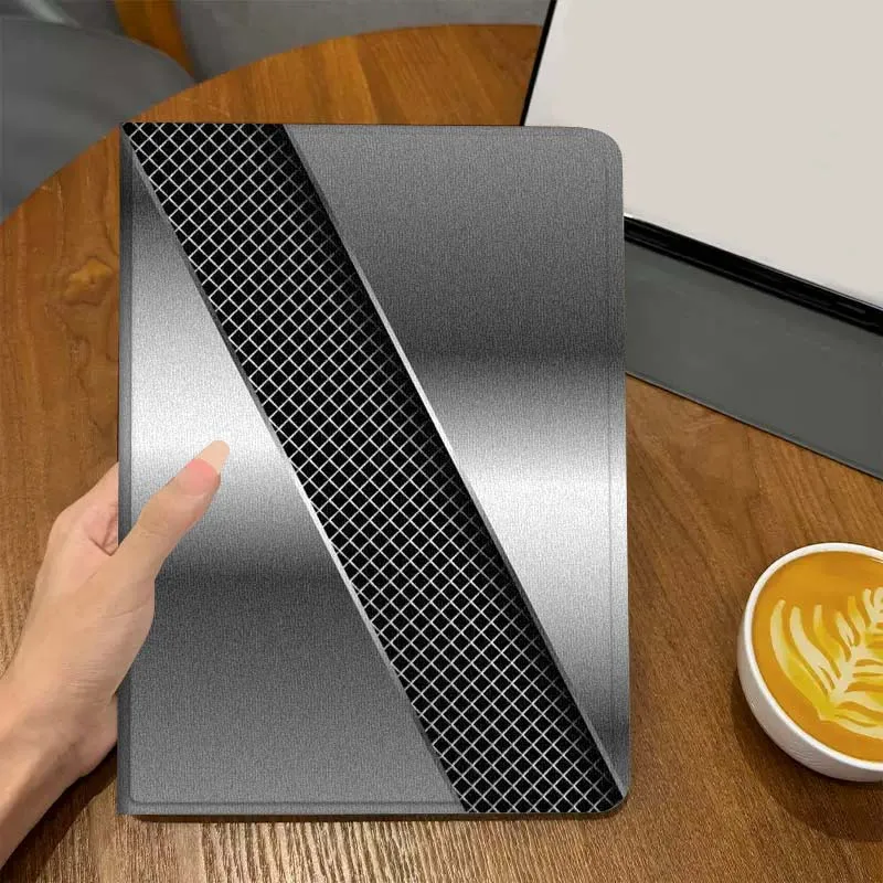 Patrones geométricos de metal para Xiaomi Redmi Mi Pad 2 4 5 6 6s 7 8 11 12,5 12,4 11,2 8,7 SE Pro Plus Max funda para tableta - imagen 2