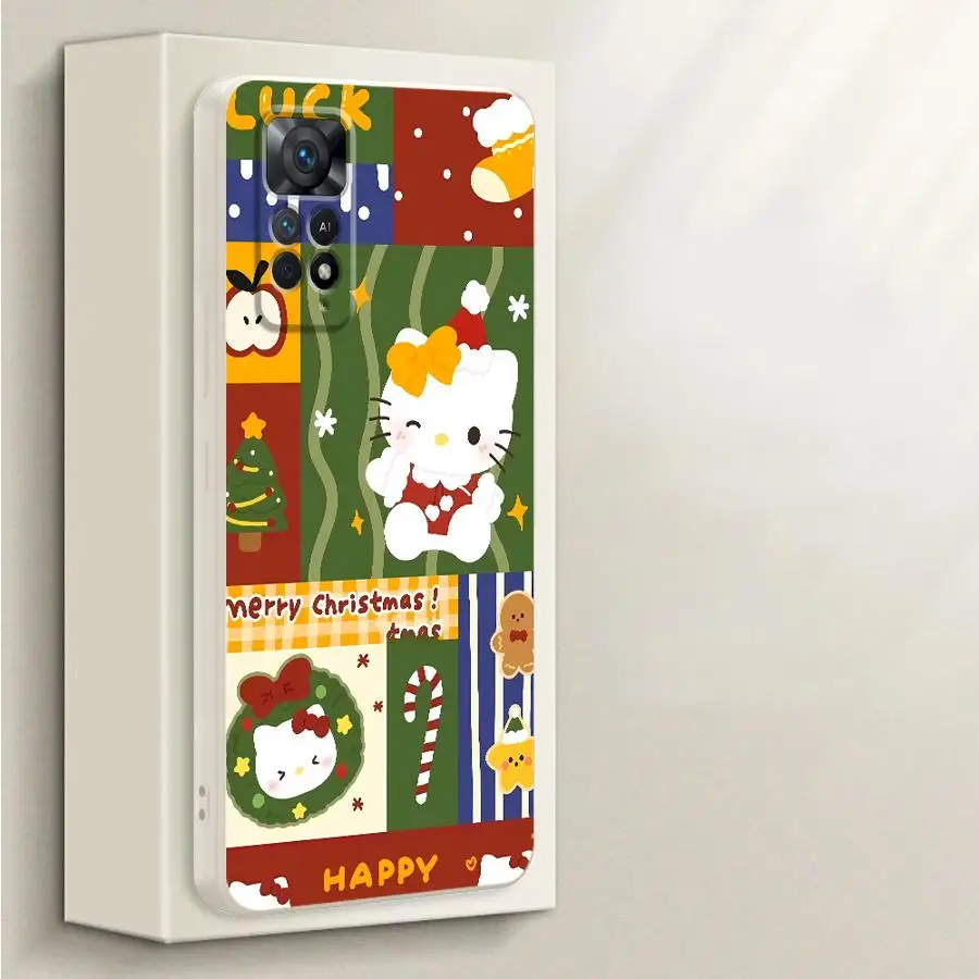 Funda de teléfono suave con personaje bonito de Navidad para Samsung Galaxy A16 A13 A14 A22 A52 A24 A11 A12 A36 A26 A35 A15 A51 A34 - imagen 3