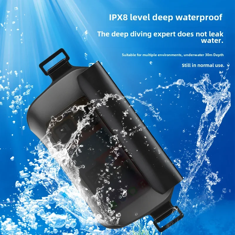 Riñonera impermeable IPX8, bolsa de natación para teléfono móvil con correa de cintura ajustable para natación en la playa, kayak flotante - imagen 3