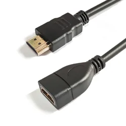 Cable HDMI Extensión Macho-Hembra 30 cm Full HD 1080p