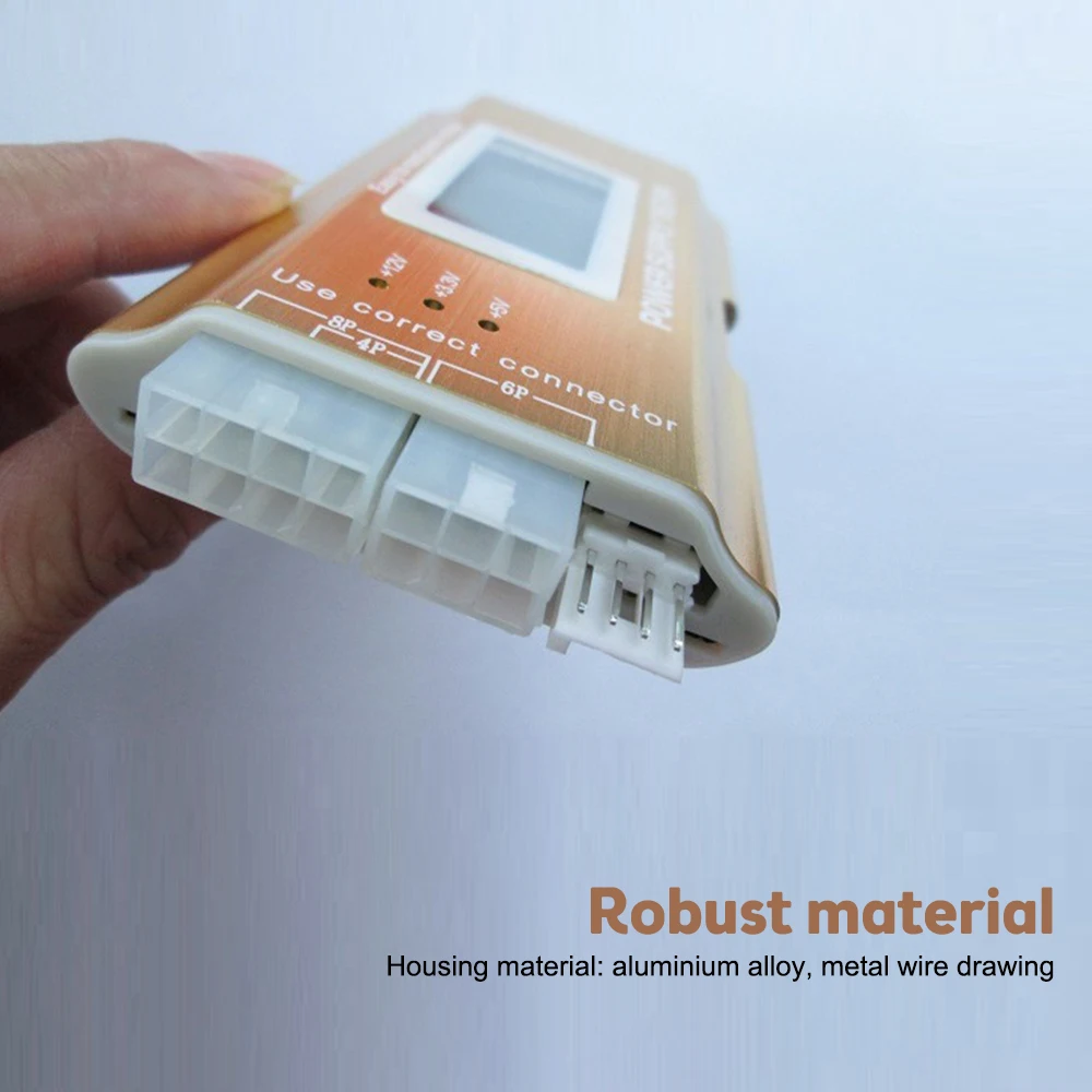 Probador de fuente de alimentación ATX pantalla digital LCD probador de fuente de alimentación de pc ATX, BTX, ITX prueba de fuente de alimentación herramientas de reparación y prueba - imagen 5