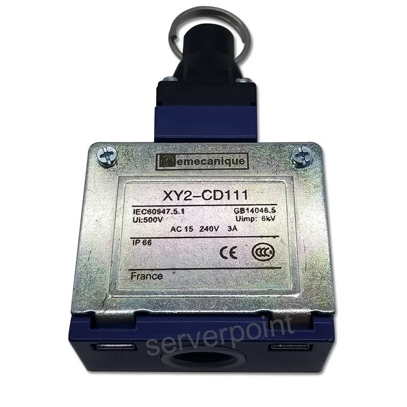 Nuevo para interruptor de cuerda de tracción XY2-CD111 interruptor de seguridad de parada de emergencia XY2CD111 interruptor de límite de viaje
