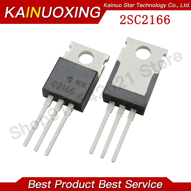 10 Uds 2SC2166 TO220 2166 TO-220 transistor de alta frecuencia IC nuevo Original