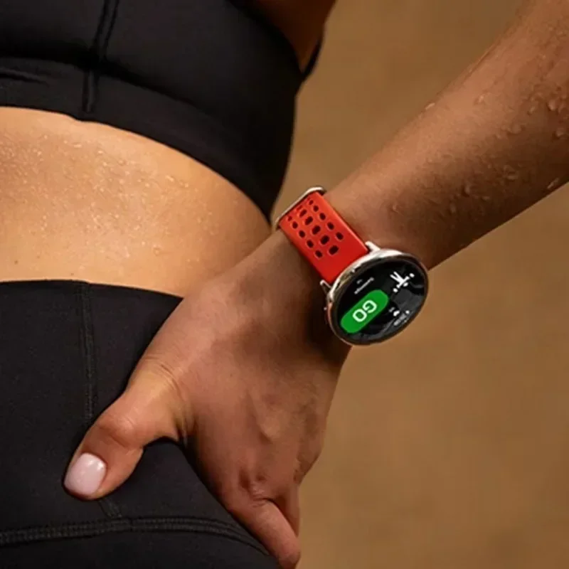 Correa de silicona transpirable de 20mm para Samsung Galaxy Watch FE 7 6 5 4 44mm 40mm banda deportiva Galaxy Watch 4 6 Classic 42mm 46 43 47mm - imagen 4