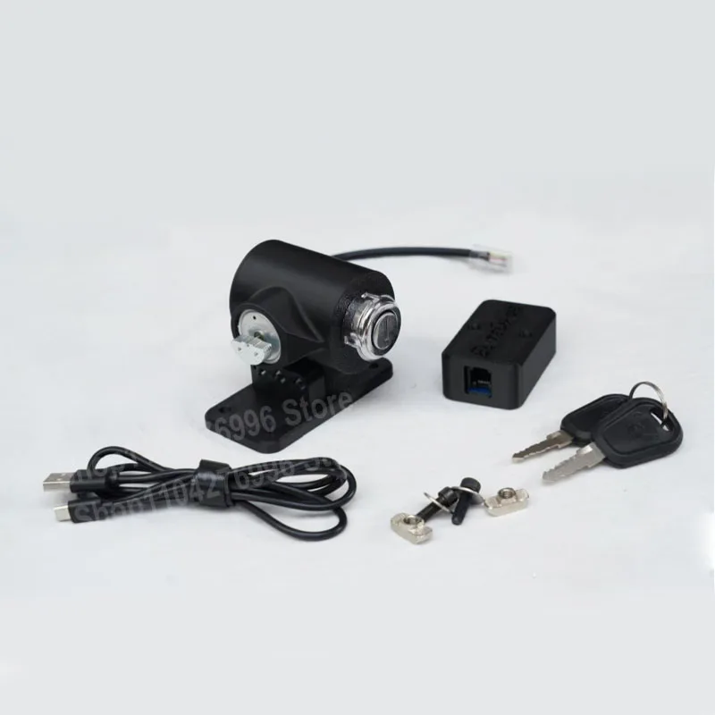 Juego de carreras simulado, freno de mano de arranque con llave USB para PC, camión europeo/americano ETS2 para Logitech G923 G27 G29 Thrustmaster T300 - imagen 5