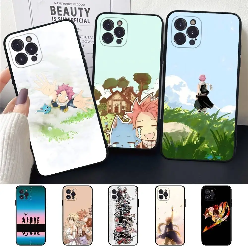 F-Fairy-funda de teléfono con cola en T para iPhone 16 15 14 13 12 Mini 11 Pro XS Max X XR SE 6 7 8 Plus, funda de silicona suave