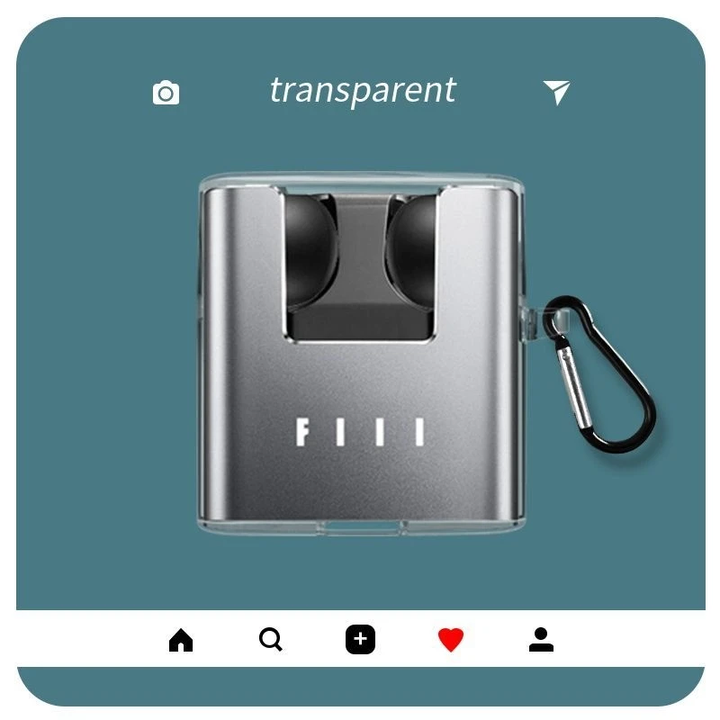 Funda protectora transparente de TPU para FIIL CC Nano, carcasa portátil para auriculares, Bluetooth, CCNano - imagen 2