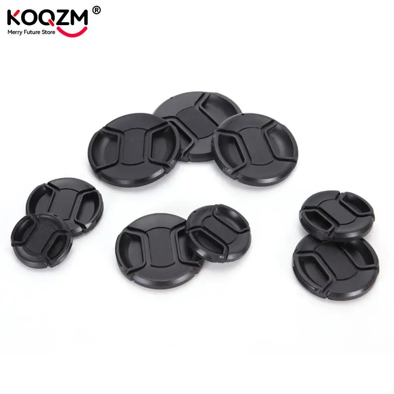 Protector de tapa de lente frontal de cámara a presión con cuerda antipérdida para Canon/Leica/Nikon/Sony, 49, 52, 55, 58, 62, 67, 77, 82mm - imagen 4