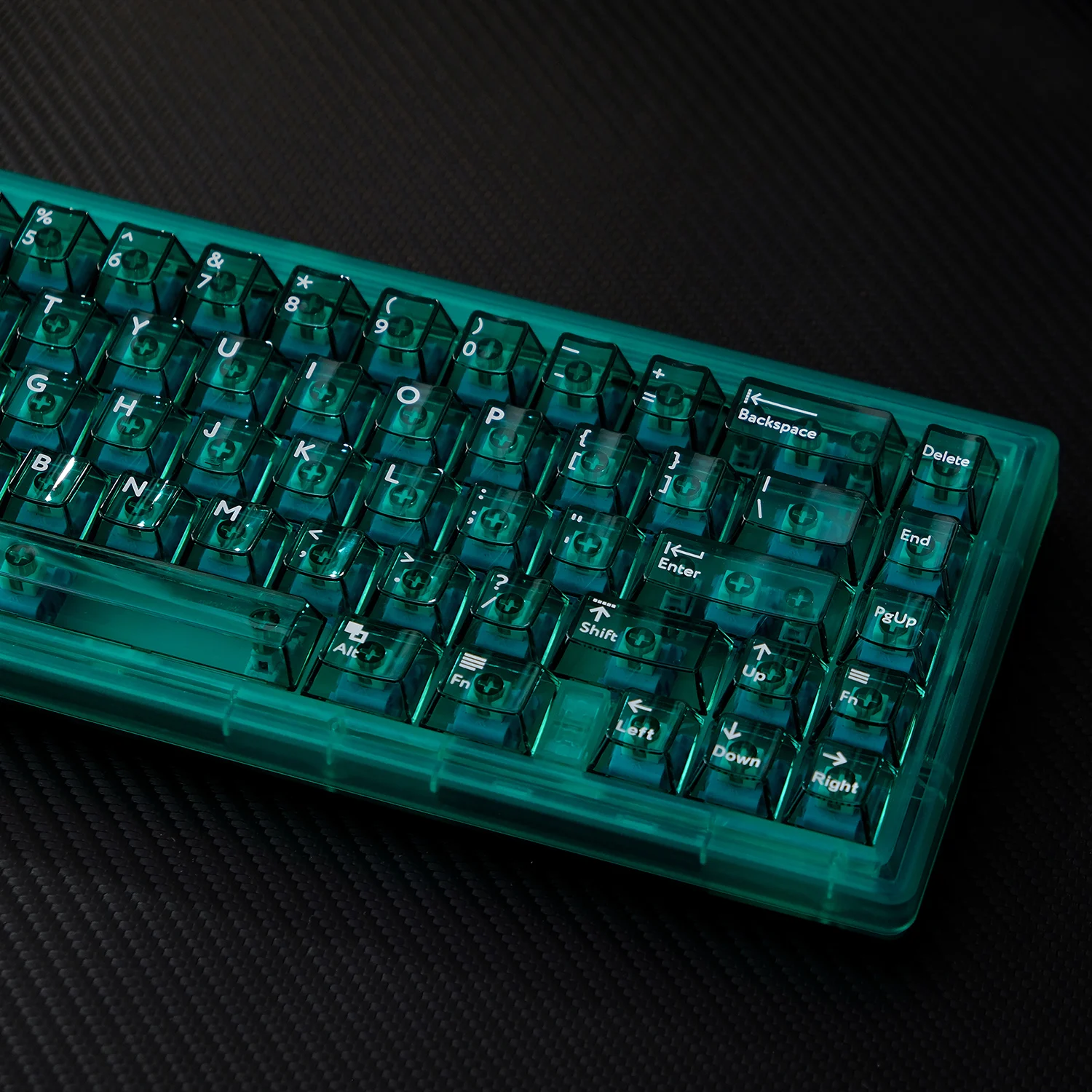 Teclas transparentes de 114 teclas, teclas con estampado de almohadilla UV de perfil de cereza para teclado mecánico Mx Switch, teclas para teclado de juego - imagen 5