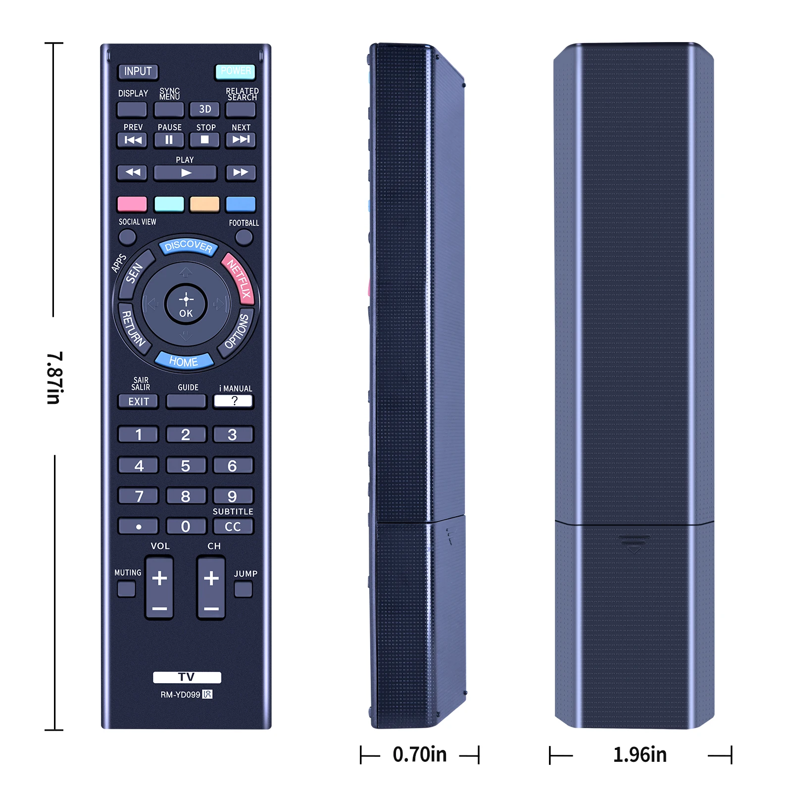 Mando a distancia para Sony TV, RM-YD099, KDL-55W805B, KDL-60W855B, nuevo, KDL-42W805B - imagen 5