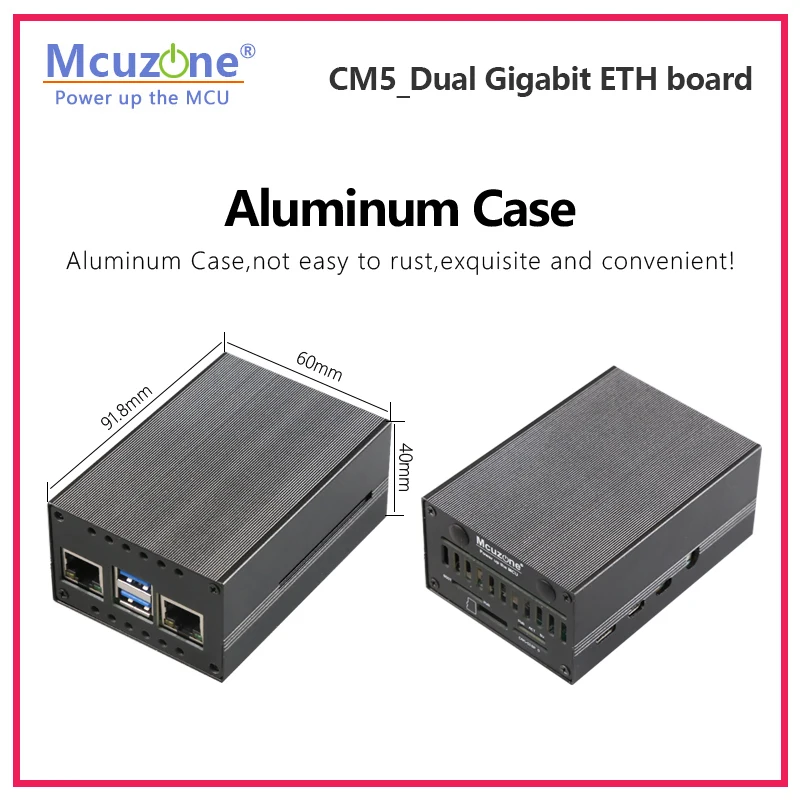 CM5B_2ETH, Raspberry Pi CM5 Placa de expansión Gigabit Ethernet dual, PCIe, USB3.0, sin controlador para OpenWRT, sistema operativo RPi - imagen 5