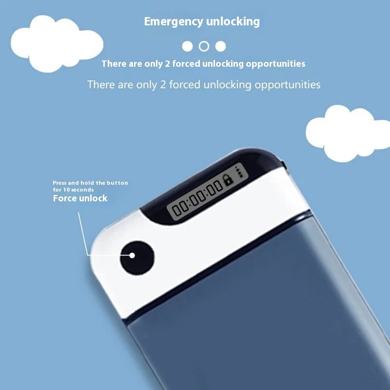 Caja Keepin con cerradura para teléfono inteligente, caja de sincronización portátil para teléfono móvil, caja de seguridad con autorregulación, límite, uso en teléfono móvil - imagen 3