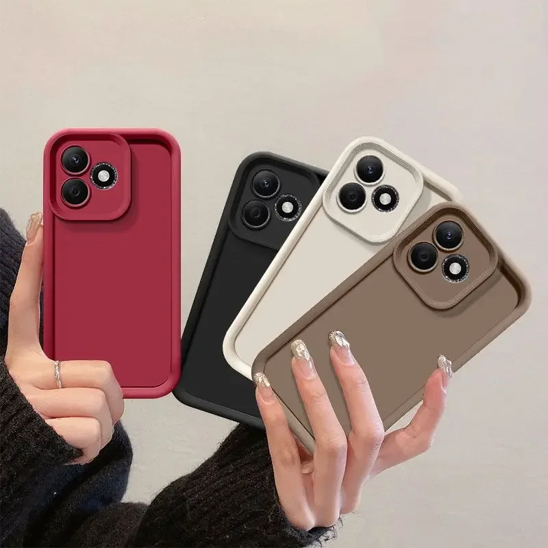 Para Honor 400 lite funda de teléfono Honor400 lite ABR-NX1 funda protectora a prueba de golpes mate contraportada protección sensación de piel - imagen 2