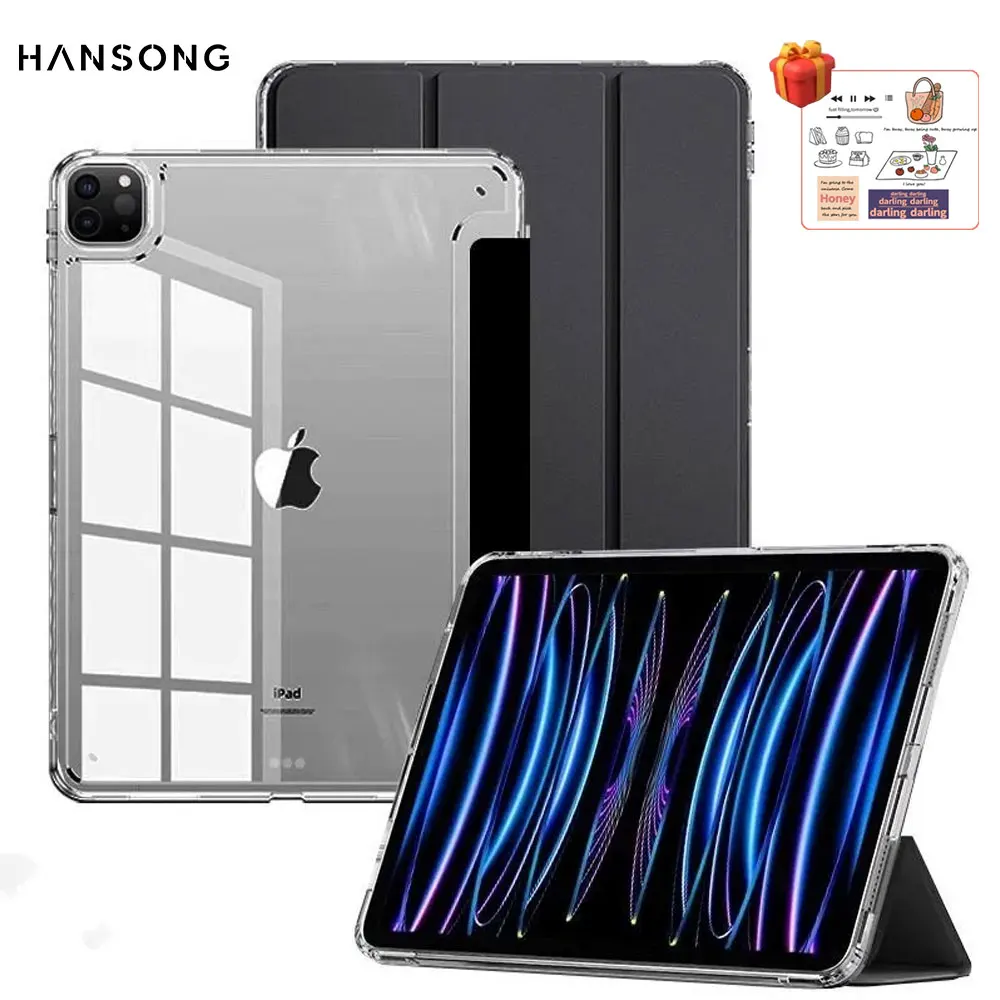 Parejas para iPad Air 5 funda 2024 Air 6 11 iPad Pro 11 12,9 13 10 Gen 10,2 9th 8th 6th 5th 9,7 pulgadas Mini 7 6 funda inteligente 1/2 Uds - imagen 2