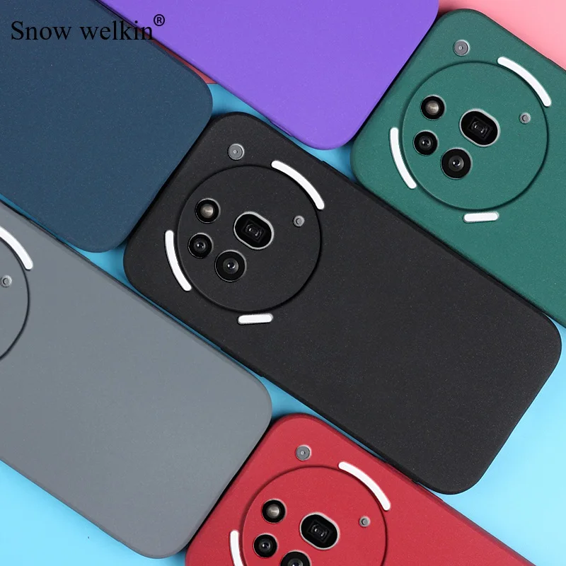 Para NothingPhone 3A Pro arena mate silicona suave protección completa a prueba de golpes funda antideslizante para nada teléfono 3A Pro funda de teléfono - imagen 3