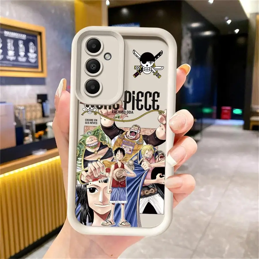 Funda de teléfono de Anime o-one Pieces para Samsung Galaxy A14, A13, A12, A23, 4G, A34, A33, A24, A32, 5G - imagen 5