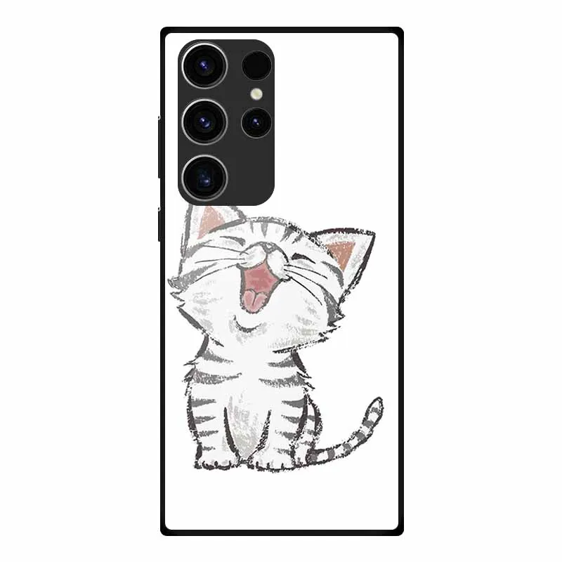 Funda de teléfono para Samsung S23 Ultra, carcasa trasera de vidrio templado, Funda suave para Samsung Galaxy S23 Plus, S 23 + Ultra Coque - imagen 3