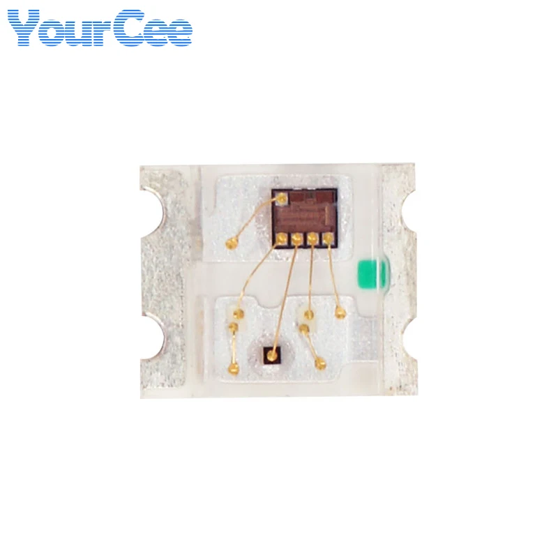 100 uds/10 Uds diodo LED SMD intermitente 0805 RGB Diodo flash Alto Brilho Diod 0807 RGB Flash LED Color Flash rápido Flash lento - imagen 4