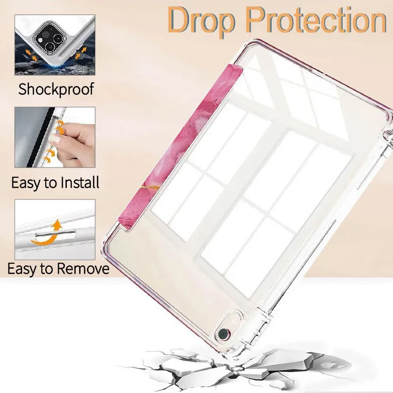 Con estuches para lápices para iPad A16 11. a generación, Funda acrílica para tableta de 11 pulgadas para iPad 10, Funda Capa de 10. a generación - imagen 3