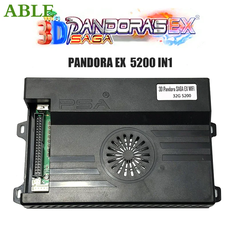 Pandora-3D Sag EX Box 5200 en 1 Gamepad 64G para consolas de juegos arcade