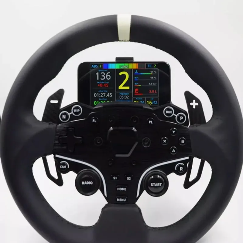 Soporte Universal ajustable para teléfono Compatible con MOZA R5 R3 R9 R12 FANATEC SIMAGIC Base - Fácil instalación - imagen 5