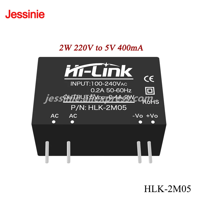 HLK-2M05 2M09 2M12 2M03 2M15 2M24 Módulo convertidor de CA a CC 220V a 3,3 V/5V/9V/12V/15V/24V Módulo de fuente de alimentación conmutada - imagen 3