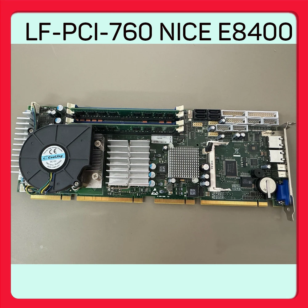   Placa base de equipo de computadora industrial LF-PCI-760 NICE E8400