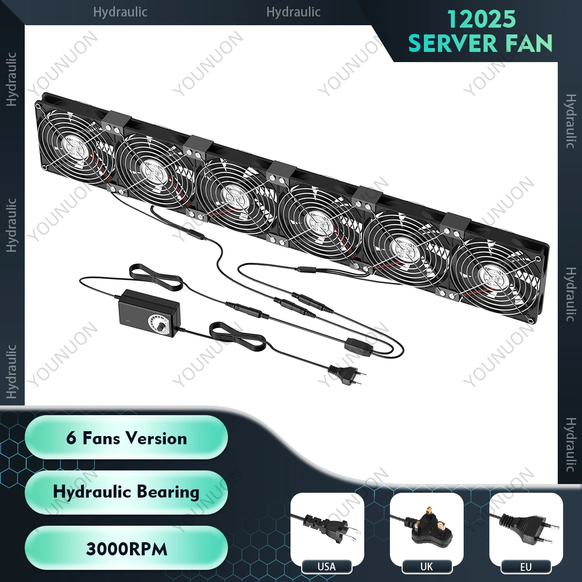 6 Fans Hydraulic