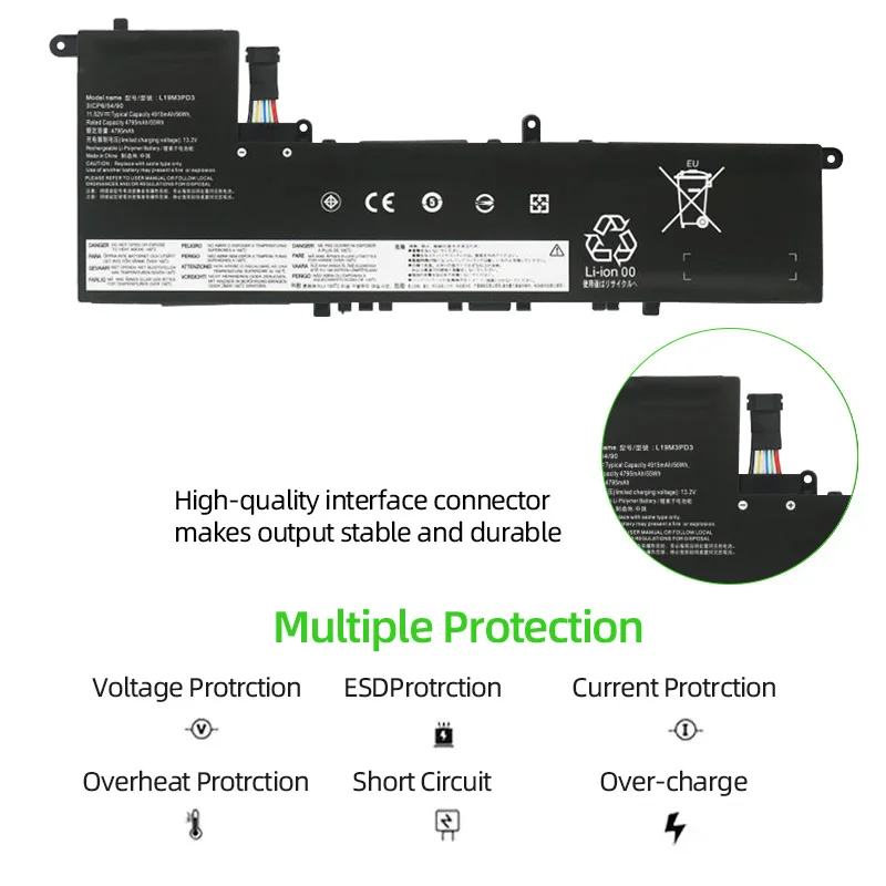 SKOWER 56Wh L19M3PD3 L19L3PD3 L19D3PD3 batería para Lenovo Ideapad S540-13API/13ARE/13ITL/13IML Xiaoxin Pro 13 2019 2020 2021 - imagen 5