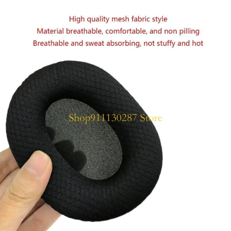 Funda almohadillas J1HC para auriculares supraaurales Barracuda X, almohadillas espuma viscoelástica suave - imagen 4