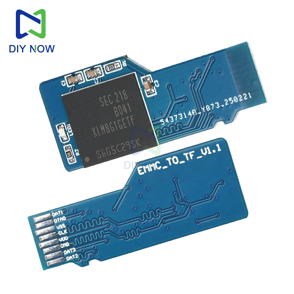 Módulo de tarjeta EMMC a TF de 8GB BGA153 BGA169 a tarjeta Micro SD tarjeta MMC lector de tarjetas USB 3,0 HS400 se requiere