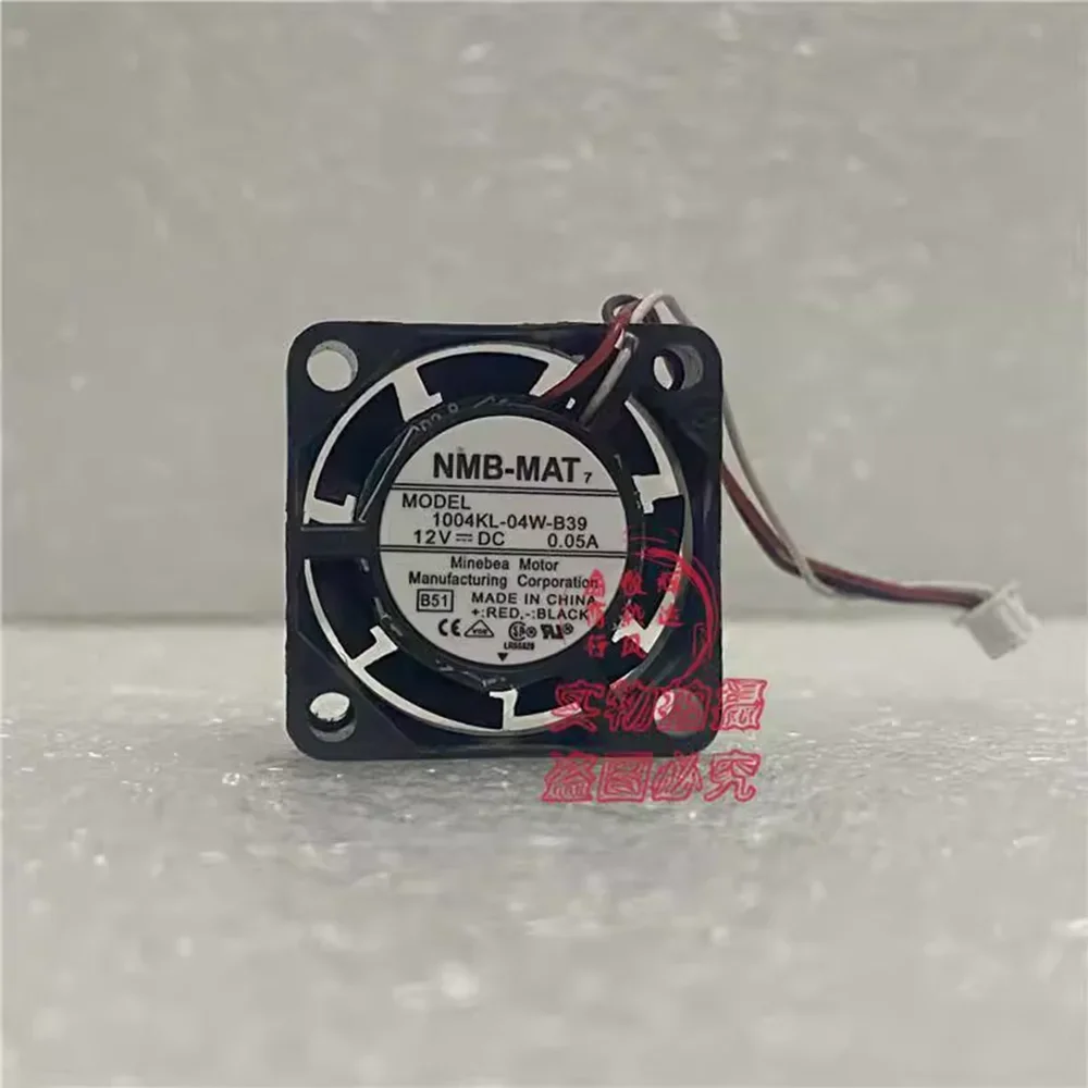 Para NMB 1004KL-04W-B39 DC 12V 0.05A ventilador cuadrado de servidor de 3 cables 2510 25x25x10mm 25mm ventilador de refrigeración