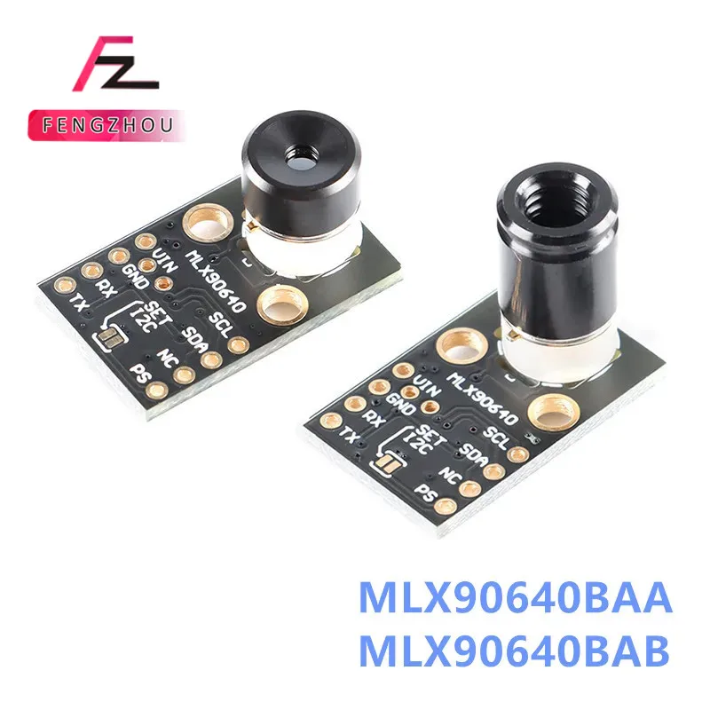 Módulo de cámara MLX90640, Sensor de temperatura de imagen térmica, matriz infrarroja IR de 32x24, matriz de puntos termométrica, módulo MLX906040 de 32x24 - imagen 2