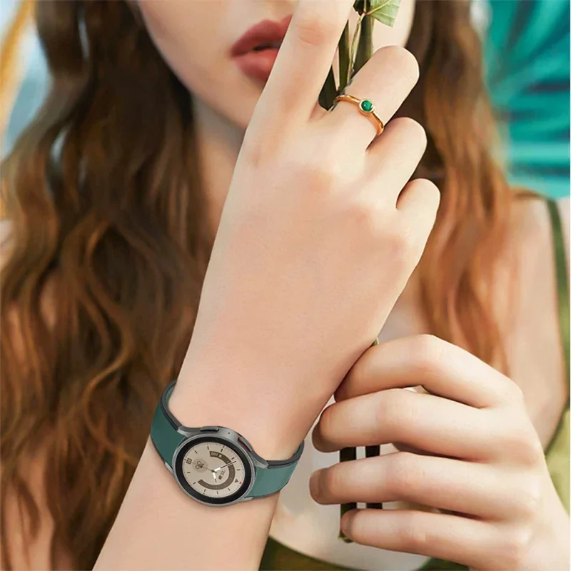 Correa oficial 1:1 para Samsung Watch 7/6/5/4 44mm 40mm Watch 5 Pro 45mm pulsera deportiva 20mm Band Galaxy Watch 6 Classic 43-47mm - imagen 4