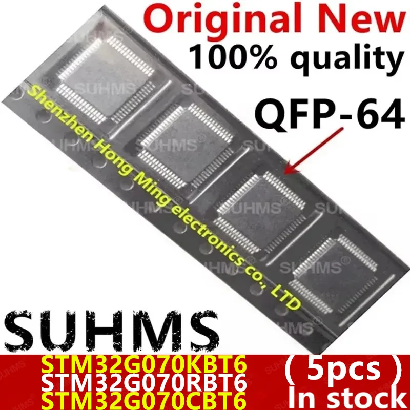 STM32G070KBT6 / RBT6 / CBT6 - Microcontrolador QFP-64 en stock