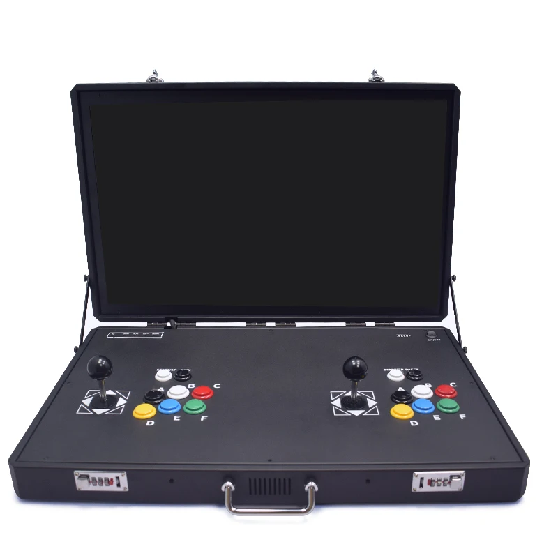 Máquina Arcade con doble Joystick LCD de 27 pulgadas, 23000 en 1, caja Pandora, videojuegos Retro 3D, consola Arcade con placa PCB instalada - imagen 5