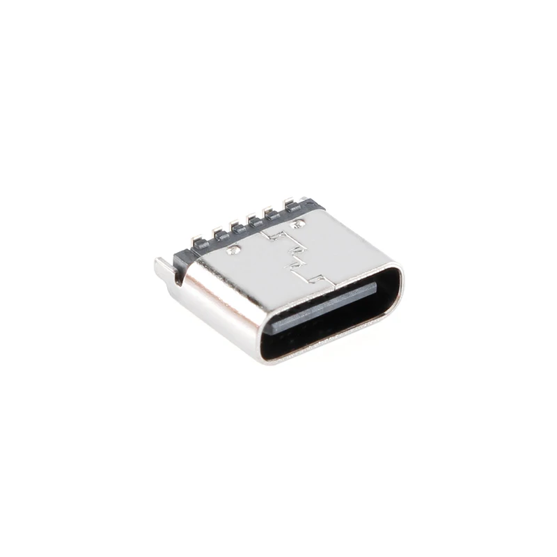 Conector USB tipo C de 5 piezas, dispositivo de carga rápida de alta corriente, 6 pines, hembra, USB 3,1, 3A, 6,8 H, para juguetes eléctricos/ventiladores, puerto de carga de auriculares - imagen 5