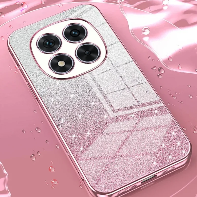 Para Xiaomi Redmi Note 14 Pro funda suave TPU moda brillo brillante funda protectora trasera delgada para Redmi Note 14Pro Plus Shell - imagen 2