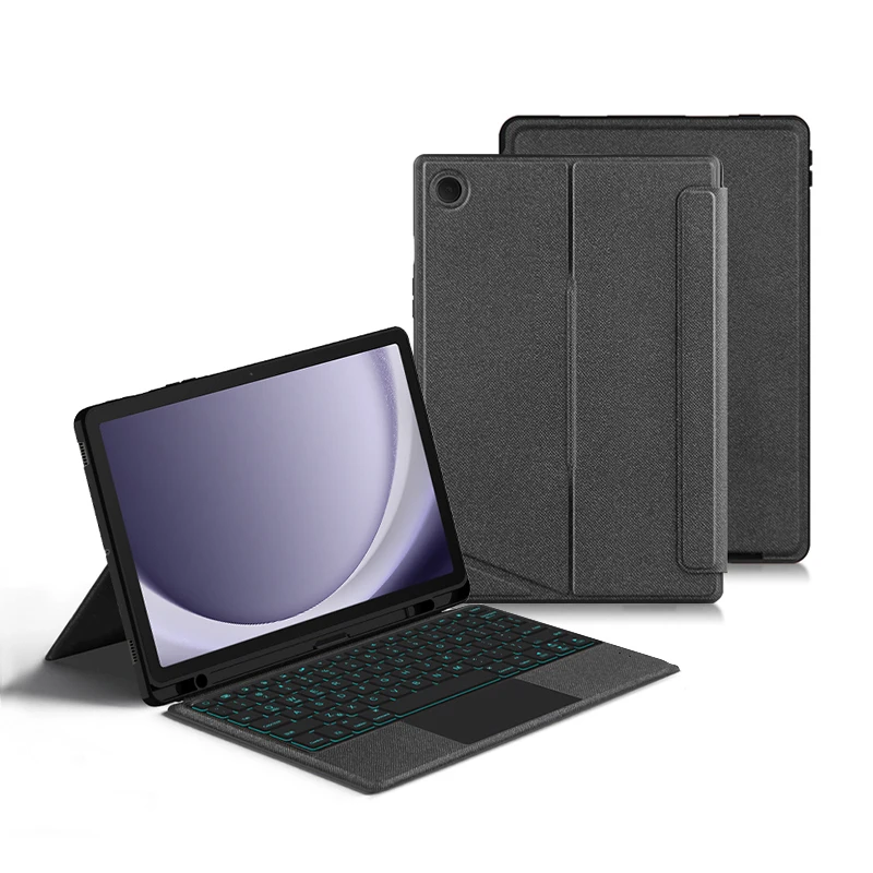 Teclado mágico retroiluminado para Samsung Galaxy Tab A9 Plus, funda A9 + 11 pulgadas SM-X210 X216 X218, funda para teclado táctil inteligente - imagen 3