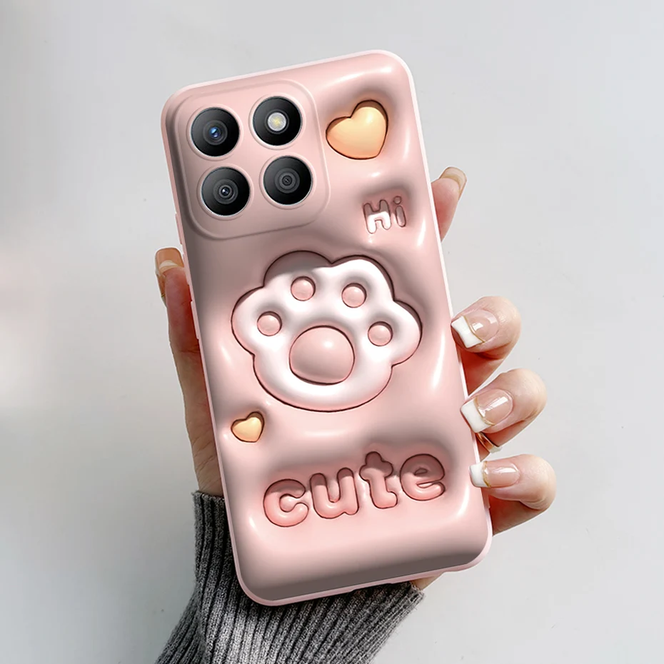 Funda de silicona suave para Huawei Honor X8b, carcasa bonita de conejo y Panda de 6,7 pulgadas para Honor X8B X 8b LLY-LX1 LLY-LX2 - imagen 4