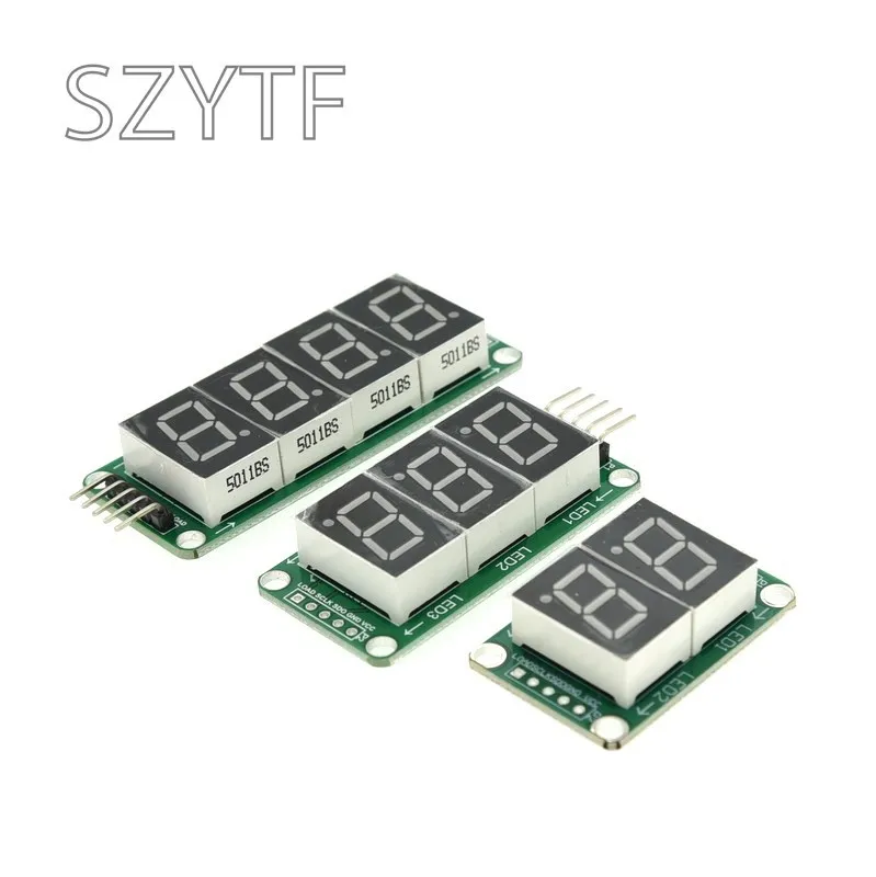 Módulo de accionamiento estático con pantalla de tubo Digital de 2 segmentos, 74HC595, 2/3/4 dígitos, se puede conectar sin problemas en serie con 0,5 pulgadas - imagen 2