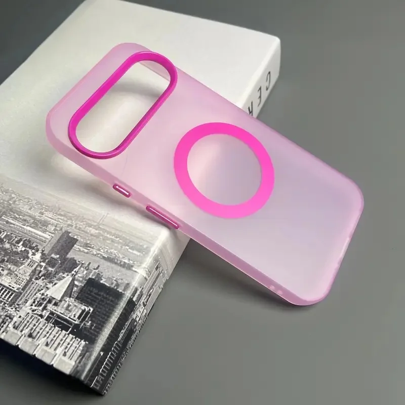 Nueva funda trasera magnética para Google Pixel 10Pro 10 Pro XL 9A 9 Pro XL 8Pro 8A Color caramelo hecho transparente PC TPU para resistencia a los golpes - imagen 3