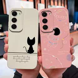 Funda para Tecno Spark 40 Pro Plus 4G, bonita funda de teléfono de silicona líquida suave con dibujos animados para Tecno Spark40Pro Pro + funda ligera