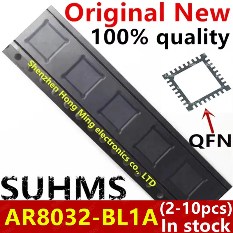 Chipset de AR8032-BL1A, conjunto de chips de 8032-BL1A, AR8032, BL1A, 100%, BL1A, QFN-32, 2-10 unidades, 8032 nuevo