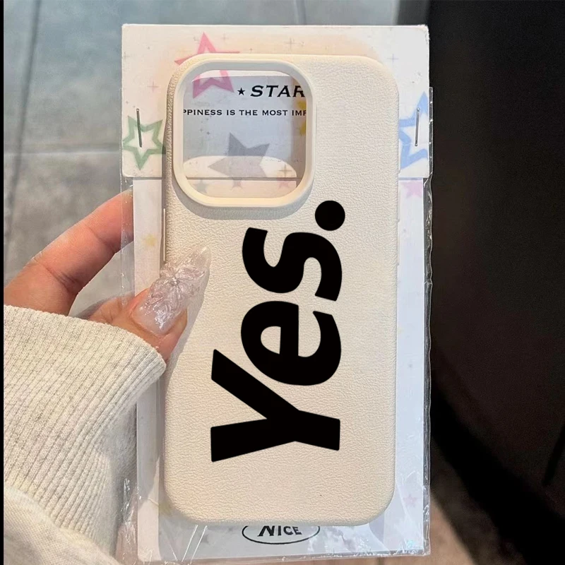 Sí letra Lichee patrón funda de teléfono para Xiaomi Redmi Note 14 Pro Plus 5G 14 13 12 11 10 15C 14C 13C cubierta suave de caramelo a prueba de golpes