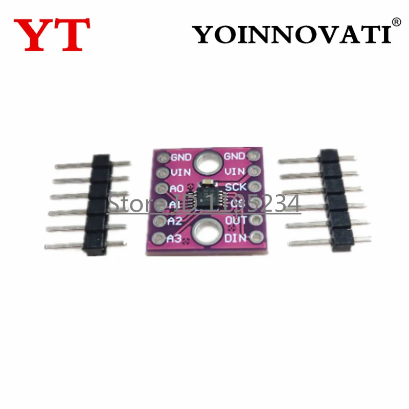 Placa de desarrollo ADS1118 ADC de 4 canales, placa de desarrollo de módulo de comunicación ADC de 16 bits DC2-5.5V de alta precisión - imagen 2