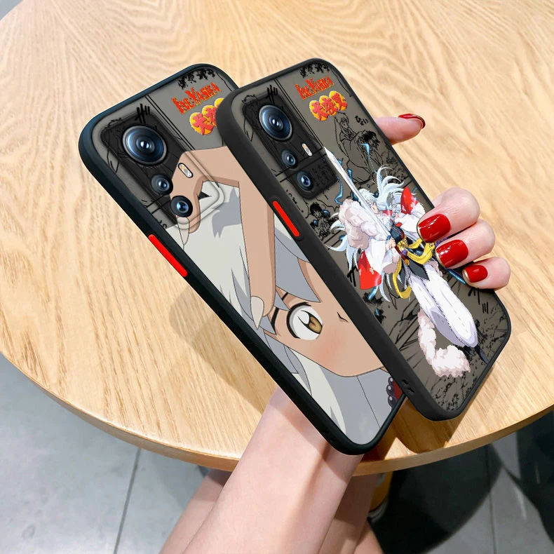 Funda de teléfono de Anime de moda Inuyasha para Redmi Note 13, 12, 11, 10 Pro Plus Pro S T 5G, cubierta translúcida mate esmerilada - imagen 5