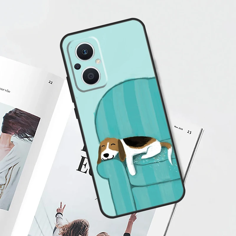 Funda Beagle cachorro perro para OPPO Find X9 X5 X6 X8 Pro OPPO Reno 14 13 12 11 10 Pro 14F 13F 12F 7 8 Lite - imagen 4
